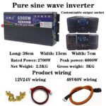 6000W Pure Sine Wave Inverter