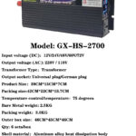 High-Capacity Pure Sine Wave Inverter