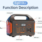 500W Portable Power Station – EG010Li