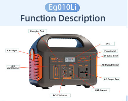 500W Portable Power Station – EG010Li